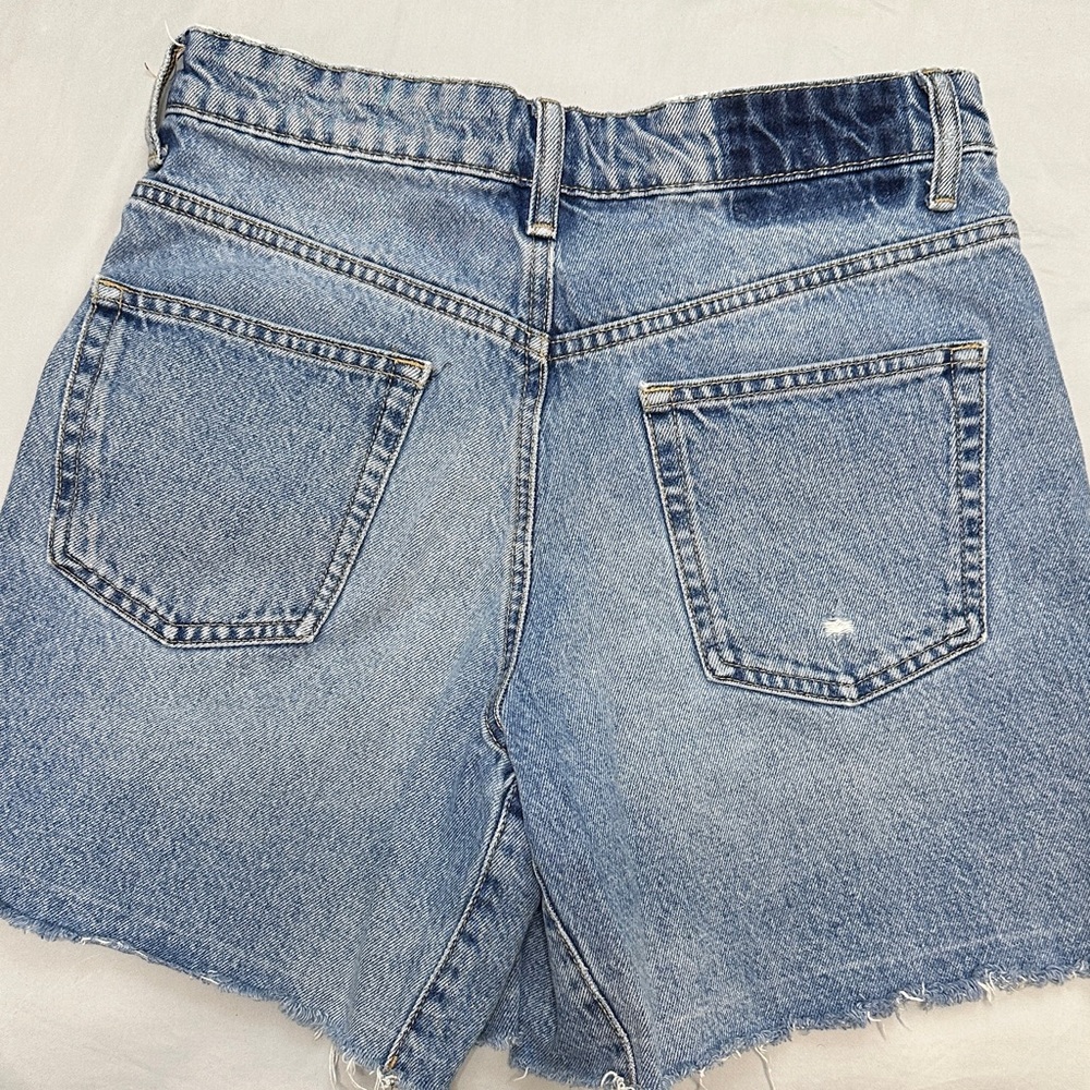 Classic Blue Denim Women's Shorts - Picture 2 of 4